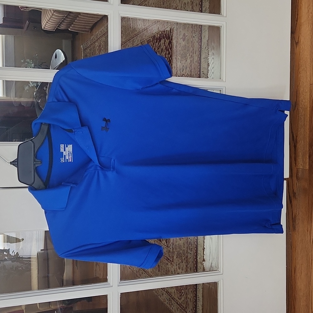 Under Armour royal blue golf polo M